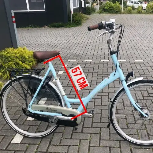 schakelaar puppy Reis Framemaat fiets - Welke framehoogte fiets heb ik nodig?