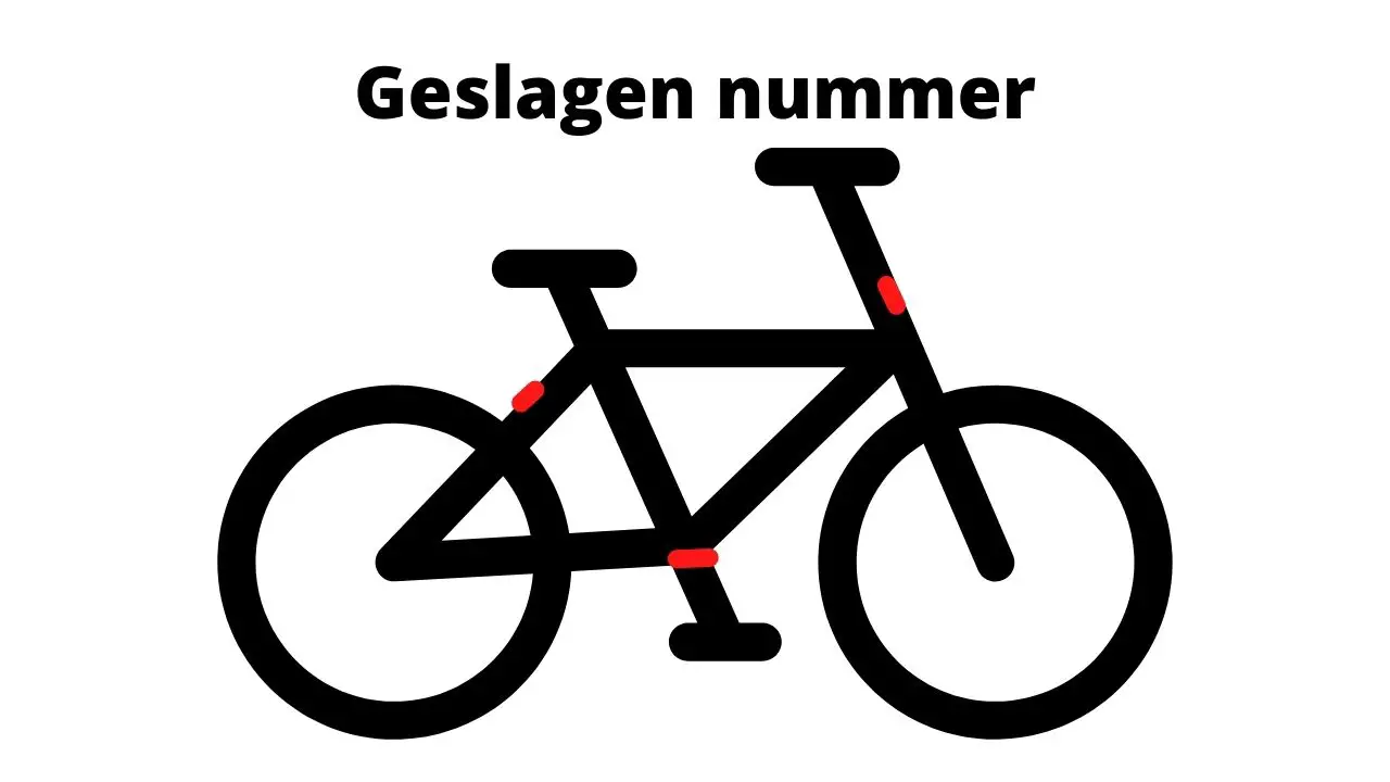 Aftrekken Vermoorden overtuigen Serienummer fiets vinden - Waar zit het framenummer op fietsen?